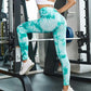 Hip Lifting Seamless Fitness Gym Leggings Tie-Dye Yoga Pants Women's Exercise Tights High Waist Workout Pants The Clothing Company Sydney