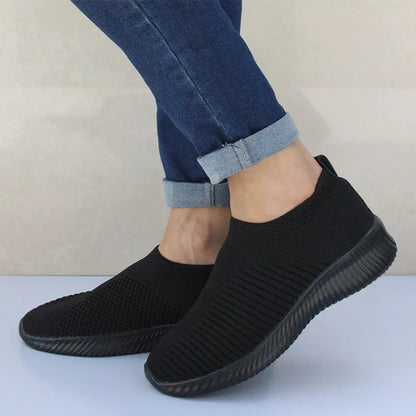 Women's Vulcanized Shoes Sneakers Slip On Flats Shoes Women Loafers Plus Size Walking Flats The Clothing Company Sydney