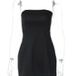 Strapless Party Club Evening Streetwear Bodycon Black White Short Mini Summer Dress The Clothing Company Sydney