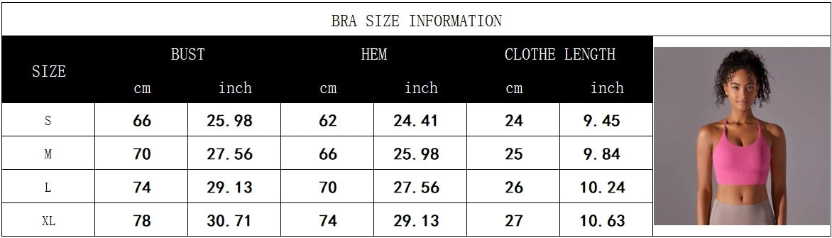 Sports Bra Soft Backless Women Fitness Bra Tights Yoga Vest High Strength Shockproof Gym Sports Top Push Up With Chest Pad