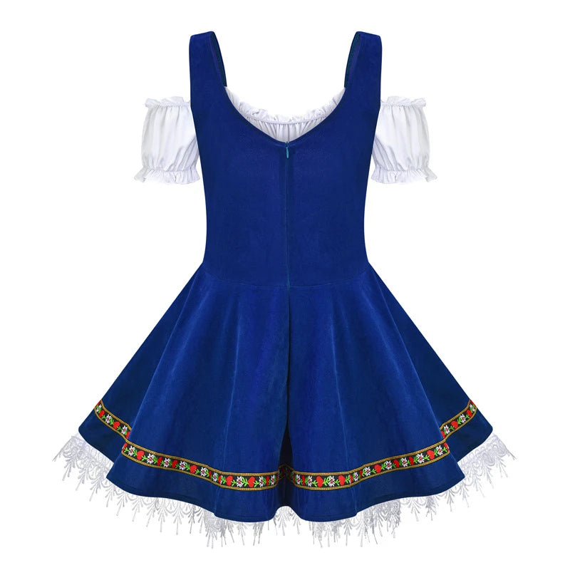 Oktoberfest Costume for Women German Bavarian Traditional Dirndl Dress Octoberfest Festival Costume
