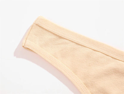 3 Pack Cotton Seamless Panties Comfort Underwear Women Low Waist Breathable Thongs Solid Sport G-String Soft Lingerie