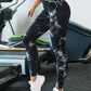 Hip Lifting Seamless Fitness Gym Leggings Tie-Dye Yoga Pants Women's Exercise Tights High Waist Workout Pants The Clothing Company Sydney