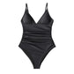 Deep V Neck One-piece Swimsuit Women Removable Bra PMonokini Summer Beach Swimwear The Clothing Company Sydney