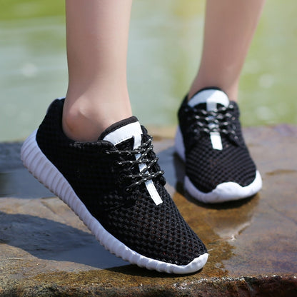 Mesh Women's Sneakers Breathable Flat Shoes Women Lightweight Sports Shoes Non-slip Running Footwear Casual Shoes The Clothing Company Sydney