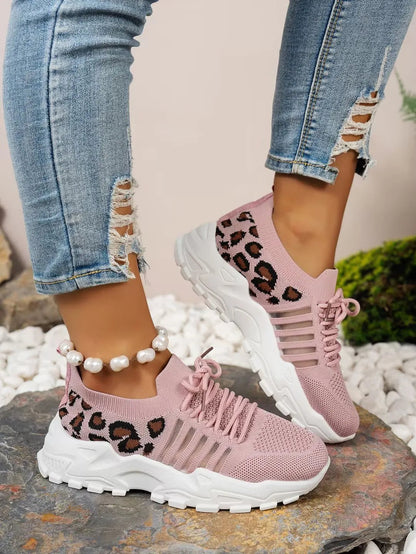Leopard Print Women's Sneakers – Waterproof & Stylish The Clothing Company Sydney