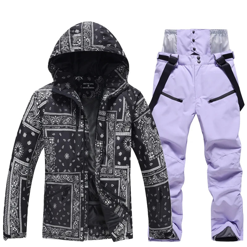 2 Piece Jacket Pants Ski Suit Sets Waterproof Snow Costume Ski Jacket and Pant Set Outdoor Clothing Snowboarding Set The Clothing Company Sydney