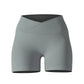 Crossover Waist Women Sport Shorts Yoga Shorts Gym Workout Running High Waist Yoga Shorts Push Up Hip Seamless Fitness Shorts The Clothing Company Sydney