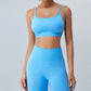 2 Piece Seamless Yoga Set Women Sports Outfit Crisscross Back Bra Fitness Suit High Waist Leggings Running Workout Tracksuit The Clothing Company Sydney