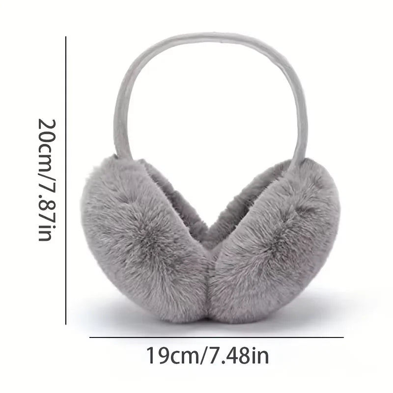Winter Solid Soft Plush Ear Keep Warmer Earmuffs Fashion Outdoor Sports Earflap Protection Ear-Muffs Ear Cover