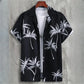 Short-sleeved shirt Floral Print Summer Beach casual men's Shirt