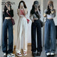 High Waisted Jeans Y2K Fashion Women Clothing Blue Black Straight Leg Denim Pants Trousers Mom Jean Baggy Trousers