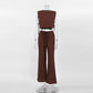 Spring Summer Holiday Linen Pant Set Crop Tops Solid Outfits 2 Two Piece Matching Outfit Set For Women The Clothing Company Sydney