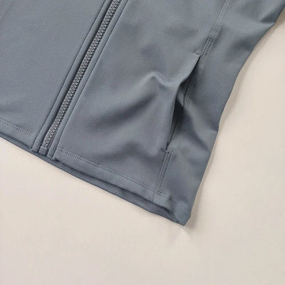 Women Sports Jacket Zip Fitness Yoga Shirt Workout Running Coats Warm Gym Long Sleeve Top Cardigan Slim Tight Jacket Activewear The Clothing Company Sydney