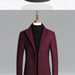 Business Casual Trench Coat Men Style Winter Coat Men's Autumn and Winter Wool Mix Coat Jacket