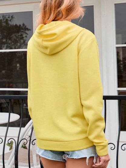 Long Sleeve Printed Women's Hoodie Casual Top - The Clothing Company Sydney