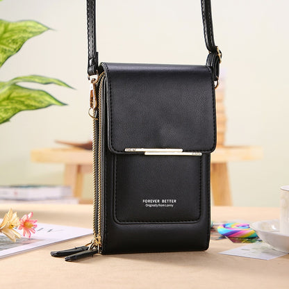 Ladies Handbags Female Pu Leather Shoulder Bags Touch Screen Phone Purse Crossbody Bag Large Capacity Hand Bag The Clothing Company Sydney