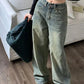 Vintage Baggy Straight Denim Trousers Y2K High Waist Loose Wide Leg Jeans Women Streetwear All-Match Casual Pants