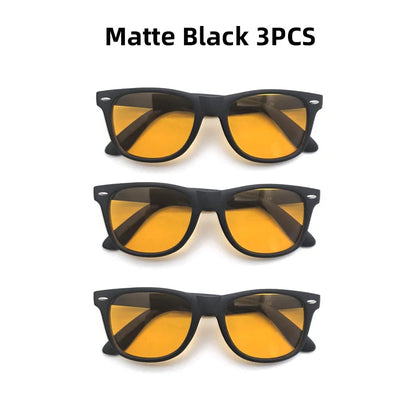 Night Vision Blue Light Blocking Glasses Men Square Computer Eye Protection Eyeglasses Gaming Women Orange Eyewear The Clothing Company Sydney