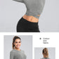 Long Sleeve Midriff Yoga Tops Sports Fitness Crop Top Gym Shirts Slim Fit Running Tank Tops Criss Cross Top The Clothing Company Sydney