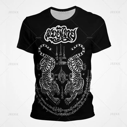 Muay Thai Gym Graphic T Shirt For Men Women Kids 3D Thai Boxing Sports Printed Tee Shirts Streetwear Short Sleeves Quick Dry Top - The Clothing Company Sydney