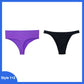 2 Pack Seamless Women Pantys Thongs High Waist Soft Underwear Solid Colors Breathable G-String The Clothing Company Sydney