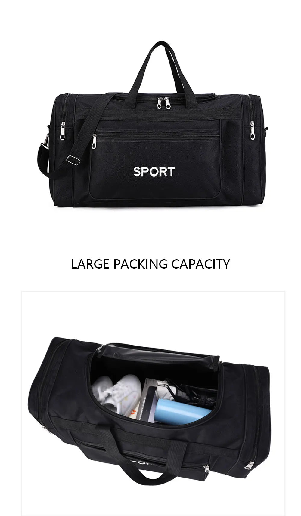 Large Capacity Sports Fitness Cricket Soccer Basketball Football Multifunction Travel Training Shoulder Duffle Bag The Clothing Company Sydney