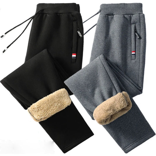 Winter \ Warm Casual Pants Men's Fitness Jogging Sweatpants Drawstring Bottoms Fleece Straight Trousers The Clothing Company Sydney