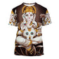 Hindu God Goddess Fun Graphic T-shirt Fashion Men's And Women's Crew Neck Short Sleeve Top Trend Street Wear The Clothing Company Sydney