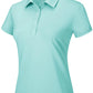 Summer UPF 50+ Short Sleeve Shirts Women's Sun Protection T-shirts Quick Dry 4 Buttons Tennis Workout Tee Golf Pullovers The Clothing Company Sydney