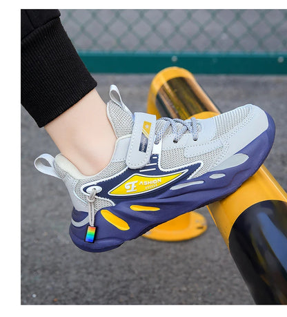Kids Children Boys Mesh Sports Running Shoes Breathable Non-slip For Girls Casual Running Walking Sneakers