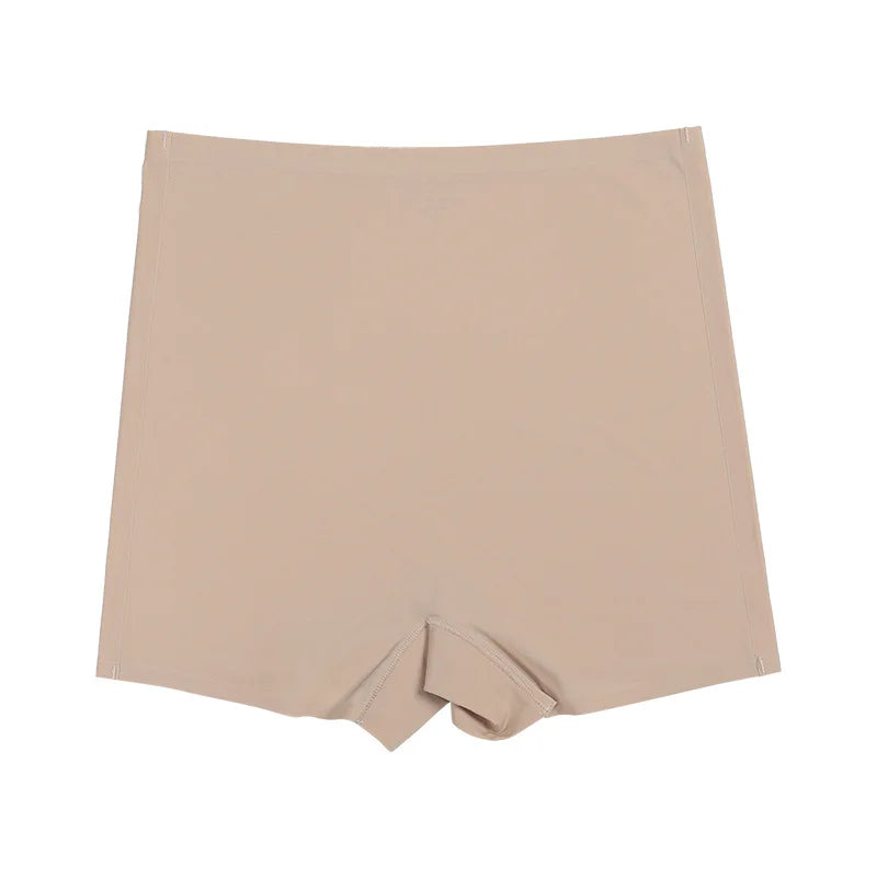 Women's Seamless Ice Silk Solid Biker Leggings Sports Yoga Pants Shorts