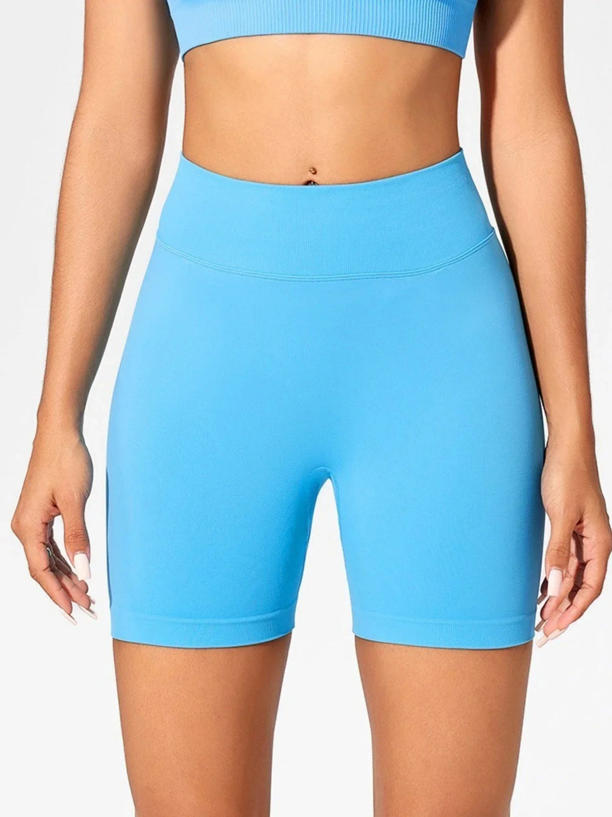 Women's Seamless High Waist Gym Slim Fit High Elastic Yoga Shorts for Fitness Training Running & Cycling Shorts The Clothing Company Sydney