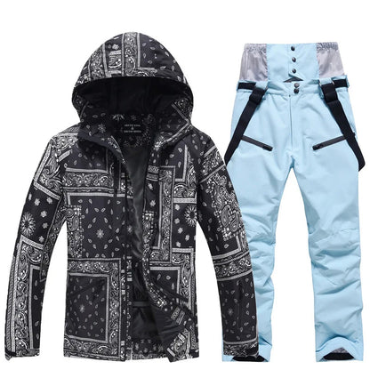 2 Piece Jacket Pants Ski Suit Sets Waterproof Snow Costume Ski Jacket and Pant Set Outdoor Clothing Snowboarding Set The Clothing Company Sydney