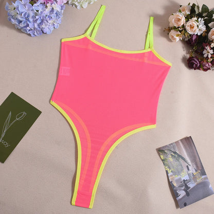 Tight-Fitting Casual Mesh Bodysuits Underwear Transparent Bodysuits The Clothing Company Sydney