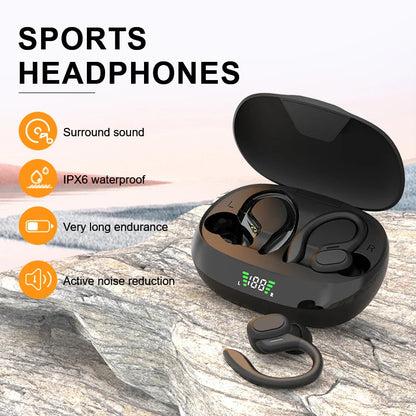 Original SP16 Wireless Earphones Ture Wireless Earbuds Ear hook Sports HiFI Stereo Waterproof Headset With Mic TWS Headphone The Clothing Company Sydney