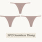 3 Pack Seamless Thong Women Thin Strap Low Waist High Flexibility Panties Briefs T-back Comfortable Underwear The Clothing Company Sydney