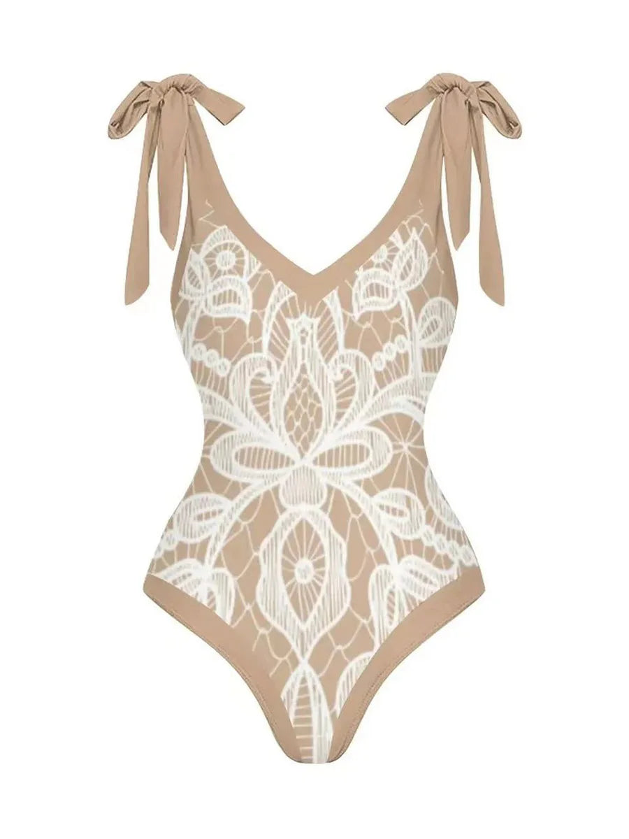 String One Piece Swimsuit & Vent Skirt Padded Women Bathing Suit Swimming Summer Beachwear Bodysuit Swimwear The Clothing Company Sydney