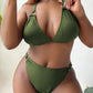 Ribbed Bikini Large Size Plus Size Women Swimsuit Two piece Bikini set Bather Bathing Suit Swimwear The Clothing Company Sydney