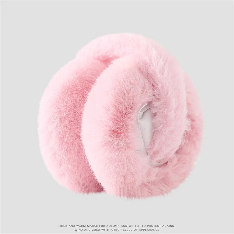 Winter Solid Soft Plush Ear Keep Warmer Earmuffs Fashion Outdoor Sports Earflap Protection Ear-Muffs Ear Cover