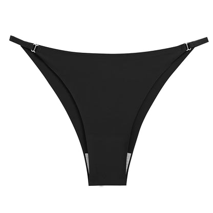 Fashion Women's Panties Silk Satin Seamless Underwear Soft Lingerie Breathable Comfortable Briefs Female Underpants