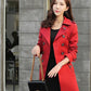 Spring And Autumn Women's Mid-Length Trench Coat Tie-In Jackets Coats The Clothing Company Sydney