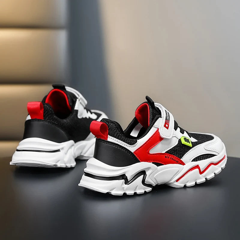 Kids Boy's Girls's Summer Mesh Breathable Sneakers Anti-Skid Outdoor Children Sport Running Shoes