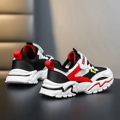 Kids Boy's Girls's Summer Mesh Breathable Sneakers Anti-Skid Outdoor Children Sport Running Shoes