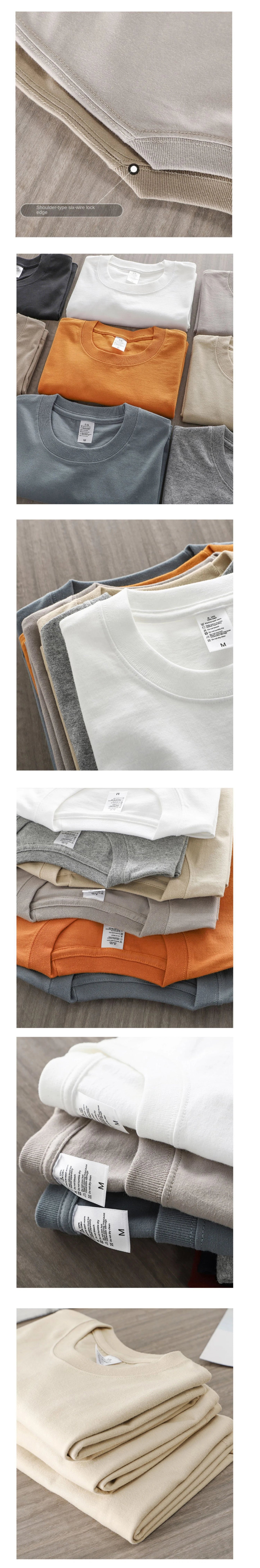 Men's 280gsm Oversized Heavy T-Shirt Summer Short Sleeve Tee Cotton Top Casual T Shirts The Clothing Company Sydney