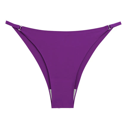 Fashion Women's Panties Silk Satin Seamless Underwear Soft Lingerie Breathable Comfortable Briefs Female Underpants