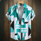 Short-sleeved shirt Floral Print Summer Beach casual men's Shirt