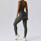 Spring Seamless One-Piece Yoga Clothes Sportswear Women's Gym Push Up Workout Clothes Fitness Sports Stretch Bodysuit Yoga Suit The Clothing Company Sydney