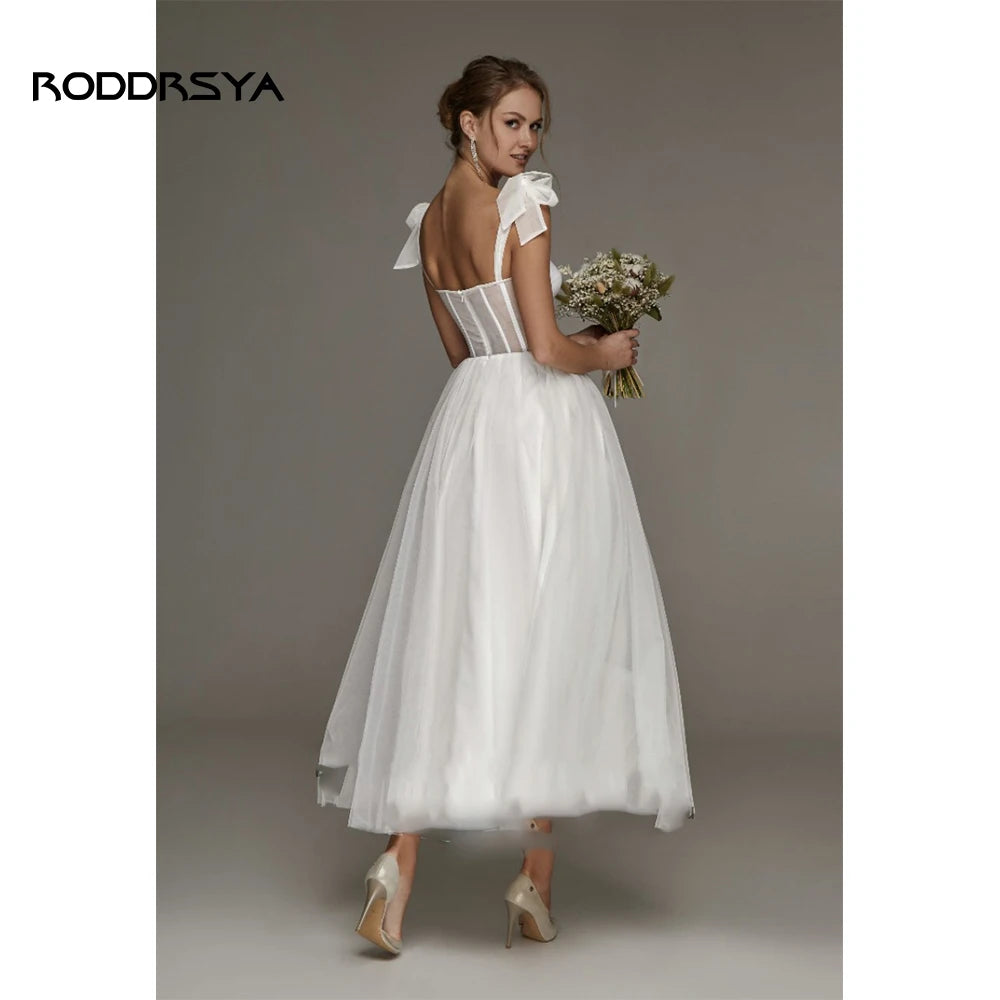 Short Wedding Spaghetti Strap Sweetheart A Line Ankle Length Bridal Gowns Custom Made Dress The Clothing Company Sydney