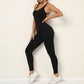 One Piece Backless Bodycon Scrunch Jumpsuit Women Dance Fitness Overalls Push Up Sleeveless Yoga Sport Jump Suit The Clothing Company Sydney